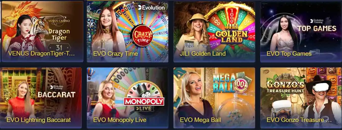 MCW Live Casino Games