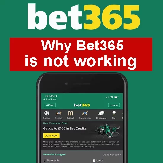 Why is Bet365 site not working