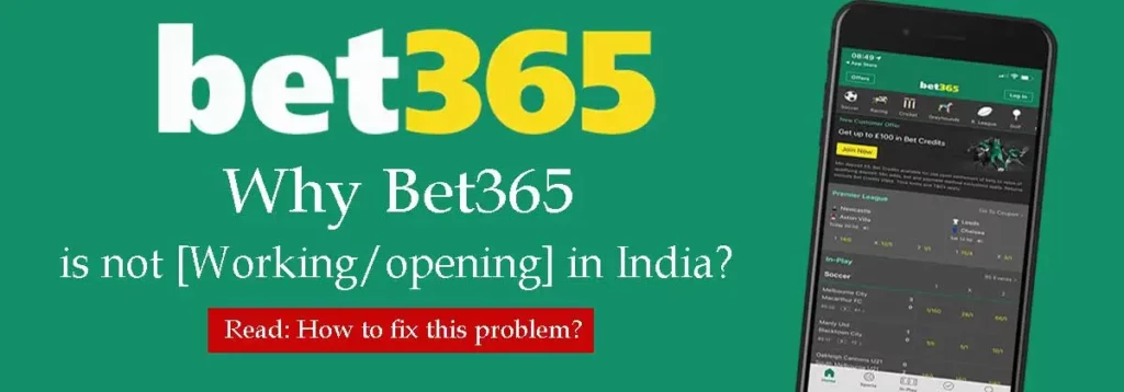 why bet365 is not working in india