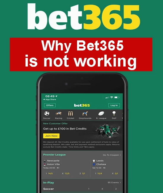 Why is Bet365 site not working